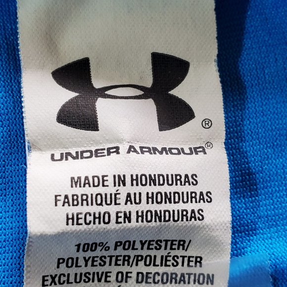 UNDER ARMOUR Blue Heatgear Youth Medium Graphic Tee - Picture 7 of 9